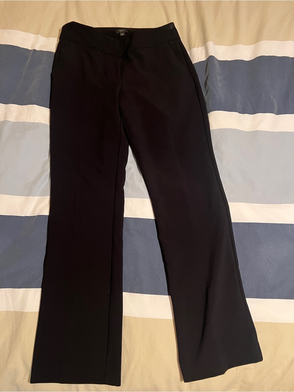 Ann Taylor Black Boot Cut Dress Pants